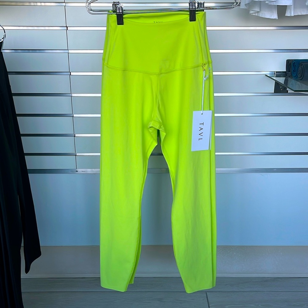 Tavi, High waisted 7/8 Tight, Lime green